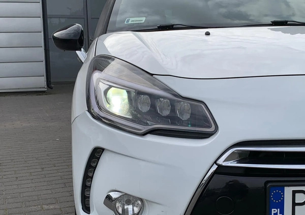 Citroen DS3 cena 29999 przebieg: 131000, rok produkcji 2015 z Poznań małe 121